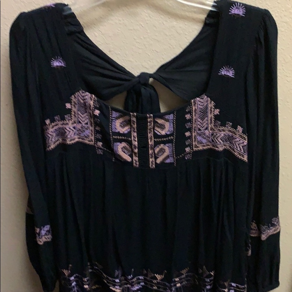 Free People Rhiannon  Embroidered Dress